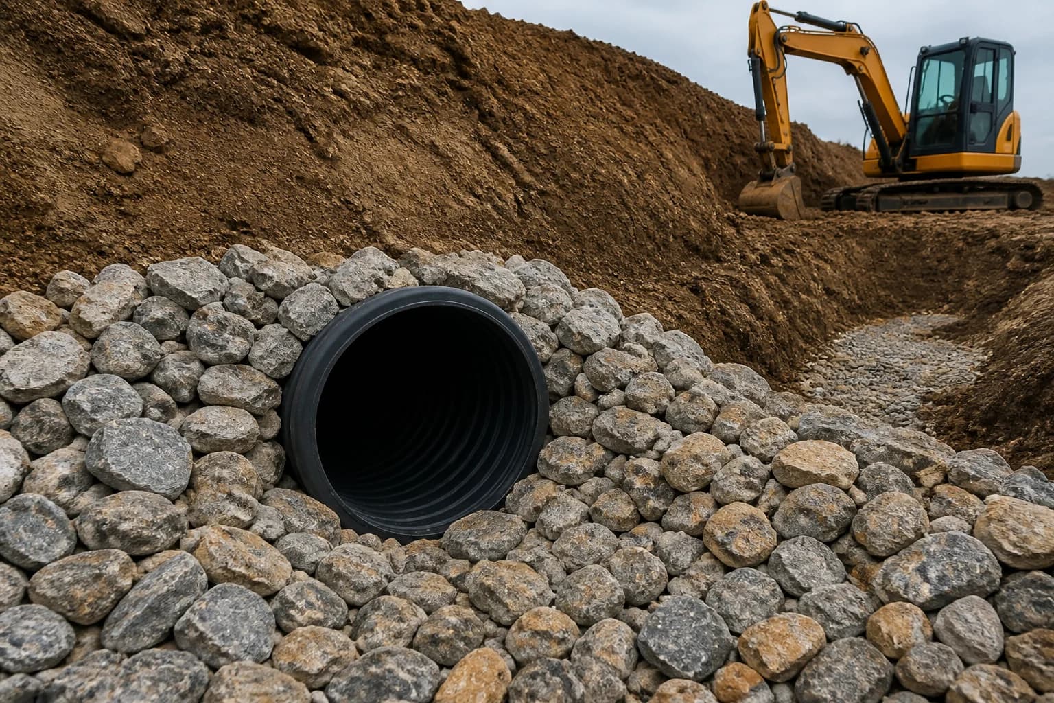 Utility Installation earthworks project
