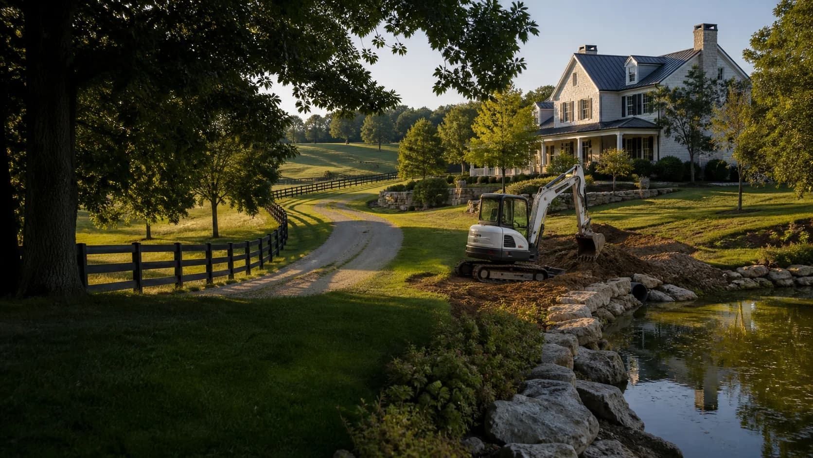 Residential property excavation